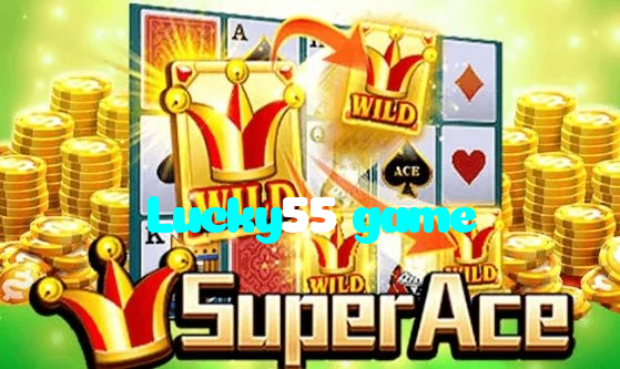 Lucky55 game casino presented on mobile device in Pakistan with slots and live games
